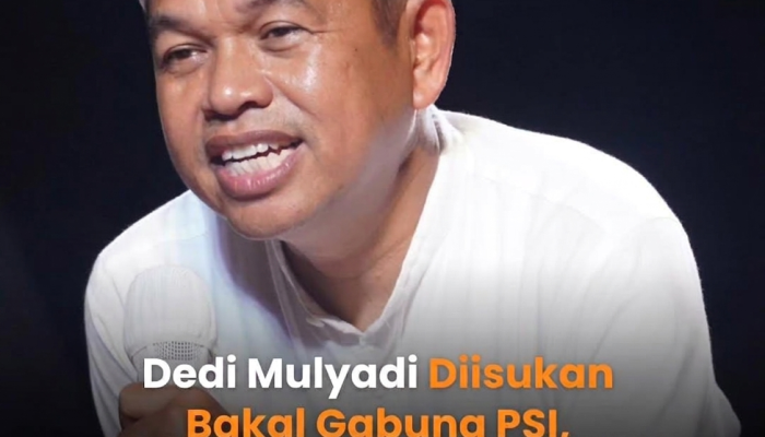 Isu Dedi Mulyadi Bakal Gabung PSI, PSI Jawa Barat Buka Suara